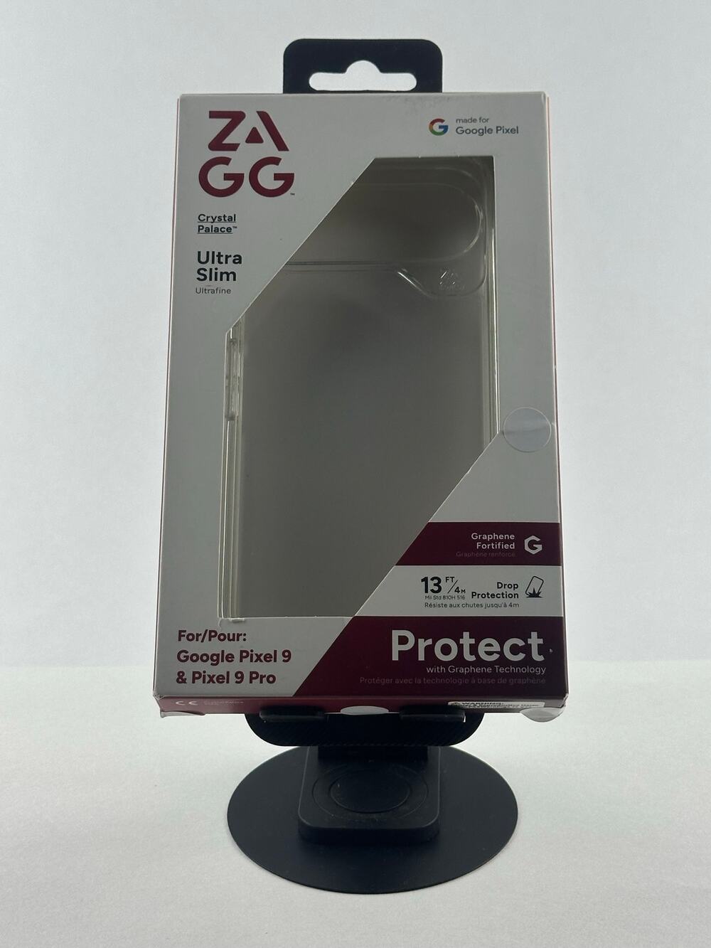 Zagg Crystal Palace Ultra Slim Ultrafine Google Pixel 9/9 Pro Clear Case NWT